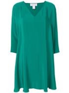 Gianluca Capannolo V-neck Mini Swing Dress - Green
