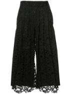 Sacai Lace Detail Trousers - Black