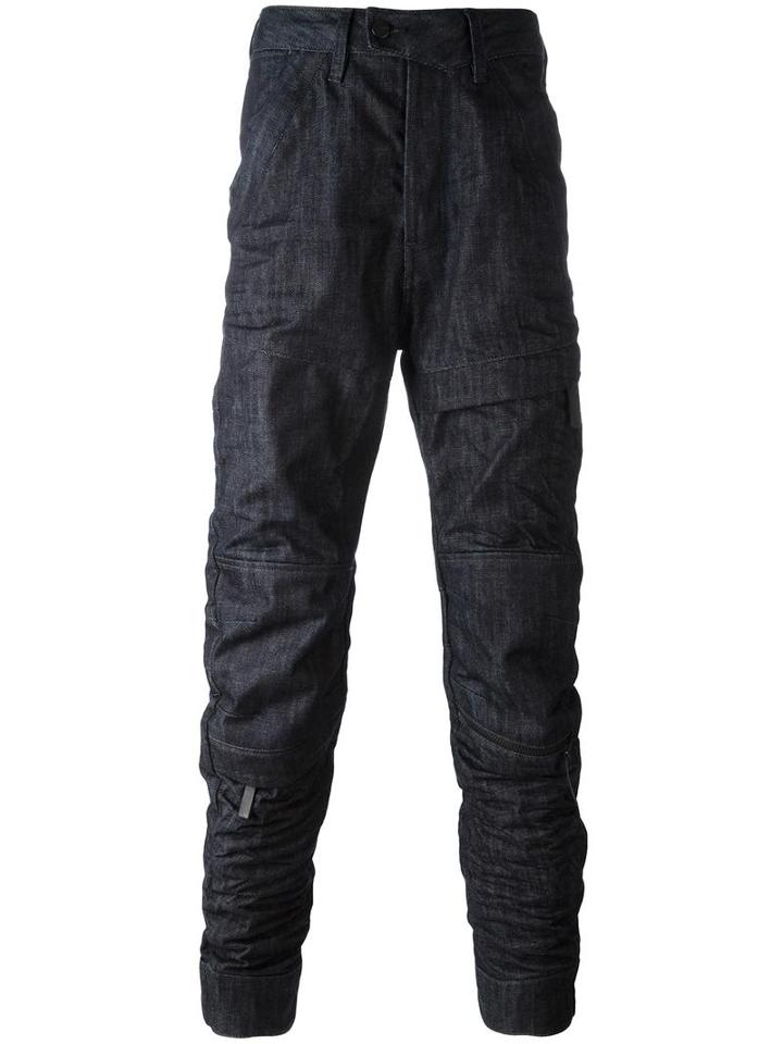 G-star Zip Detailed Jeans, Men's, Size: 34, Blue, Cotton