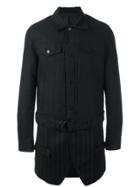 Juun.j Layered Shirt Jacket - Black