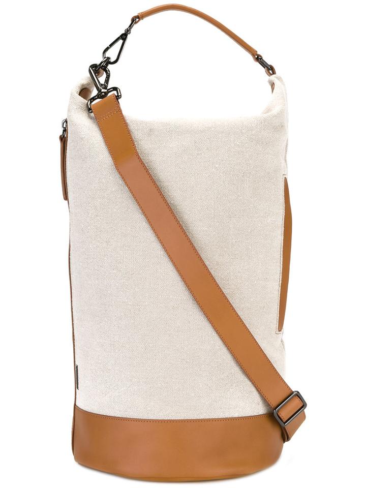 Zanellato - Bucket Tote - Women - Cotton/leather - One Size, Women's, Nude/neutrals, Cotton/leather