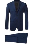 Suit Two Piece Suit, Men's, Size: 54, Blue, Virgin Wool