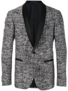 Pal Zileri - Tweed Tuxedo Jacket - Men - Silk/cotton/cupro - 46, Black, Silk/cotton/cupro