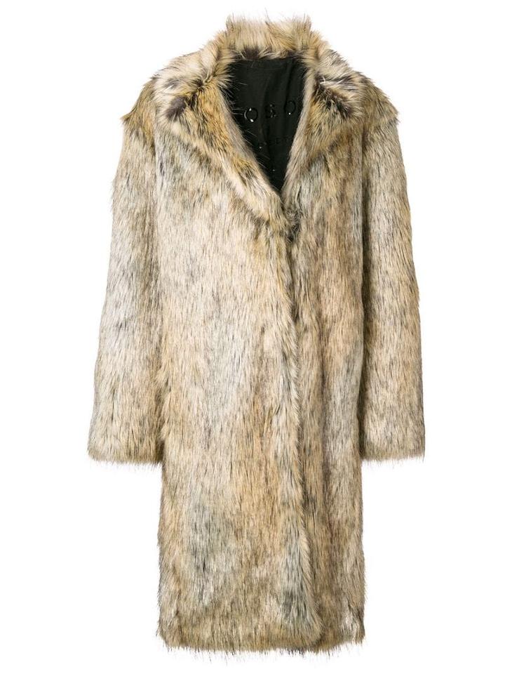 Philosophy Di Lorenzo Serafini Maxi Faux-fur Coat - Brown