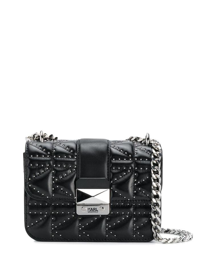 Karl Lagerfeld K/kuilted Crossbody Bag - Black
