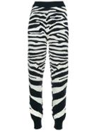Sykes Zebra Print Track Pants - Black