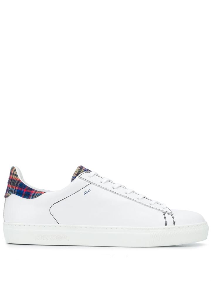 Rossignol Men Abel Tartan Sneakers - White