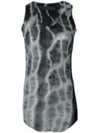 Marc Le Bihan Tie-dye Tank Top - Grey