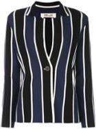 Diane Von Furstenberg Ashi Knit Blazer - Blue