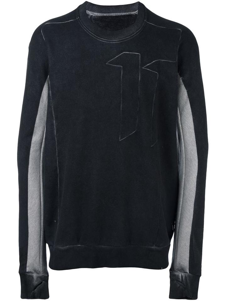 11 By Boris Bidjan Saberi '11' Print Sweatshirt
