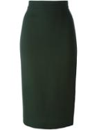 P.a.r.o.s.h. Pencil Skirt, Women's, Size: Small, Green, Polyamide/spandex/elastane/wool