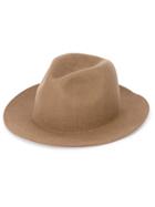 Ca4la Wide Brim Hat - Brown