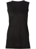 Vera Wang Bead Embroidery Tank Top, Women's, Size: M, Black, Viscose/glass
