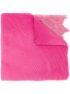 Valentino Lace Detail Scarf - Pink