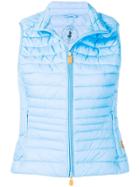 Save The Duck Short Padded Gilet - Blue