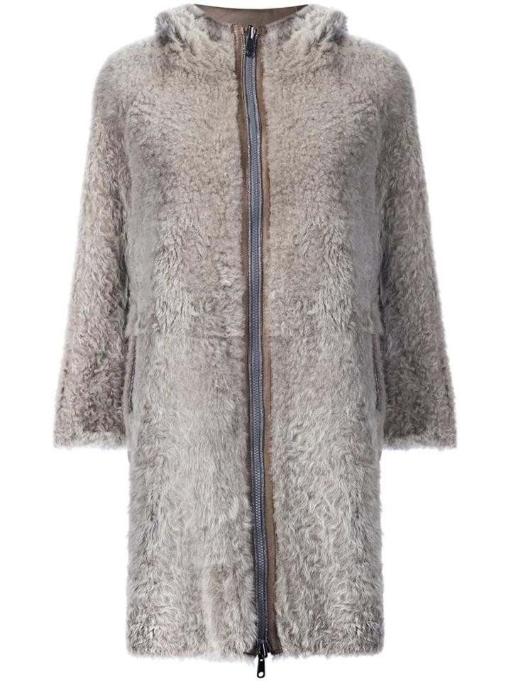 Brunello Cucinelli Three-quarters Zipped Coat