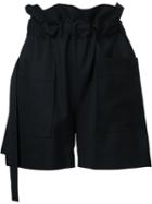 Eudon Choi Zaida Shorts, Women's, Size: 10, Black, Virgin Wool