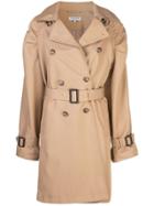 Opening Ceremony Belted Trench Coat - Brown