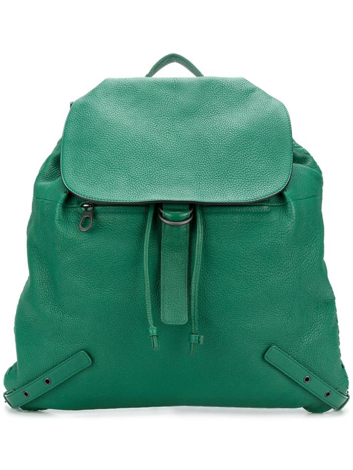 Bottega Veneta Intrecciato Back Pack - Green