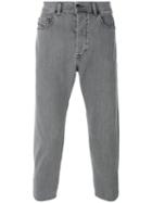 Diesel - Stretch Tapered Cropped Jeans - Men - Cotton/spandex/elastane - 29, Grey, Cotton/spandex/elastane