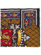 Dolce & Gabbana Stained Glass Print Scarf - Black