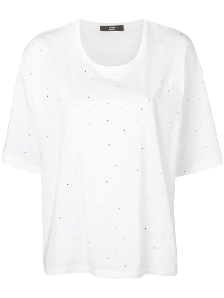 Steffen Schraut Studded T-shirt - White