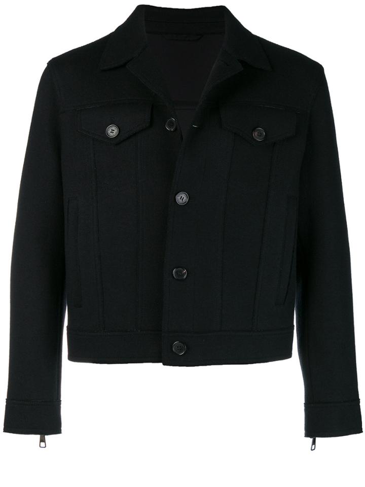 Neil Barrett Cropped Jacket - Black