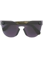 Christopher Kane - 'bumper' Sunglasses - Women - Acetate - One Size, Women's, Black, Acetate