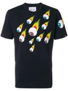 Hydrogen Flaming Eyes T-shirt - Black