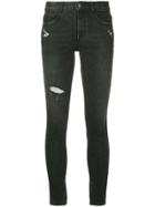 Sjyp Ripped Skinny Jeans - Black