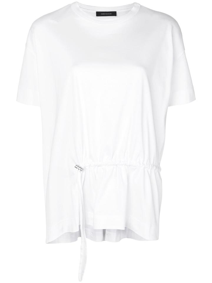Cédric Charlier Drawstring T-shirt - White