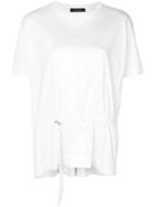 Cédric Charlier Drawstring T-shirt - White
