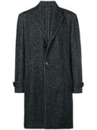 Ermenegildo Zegna Herringbone Coat - Black