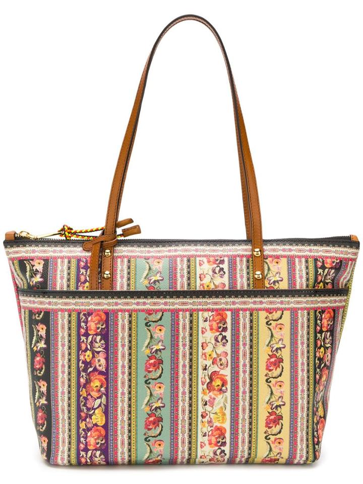 Etro Floral Folk-print Shopper Bag - Multicolour