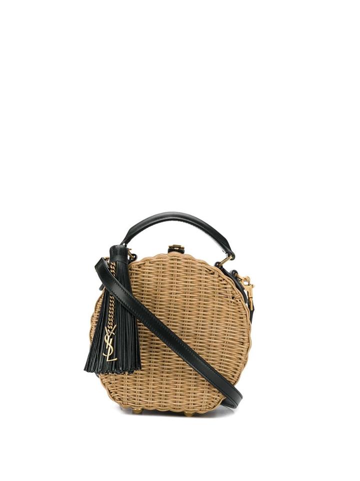 Saint Laurent Mica Box Small Bag - Brown