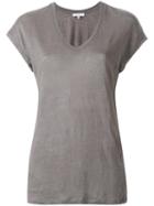 Iro V-neck T-shirt, Women's, Size: Small, Nude/neutrals, Linen/flax