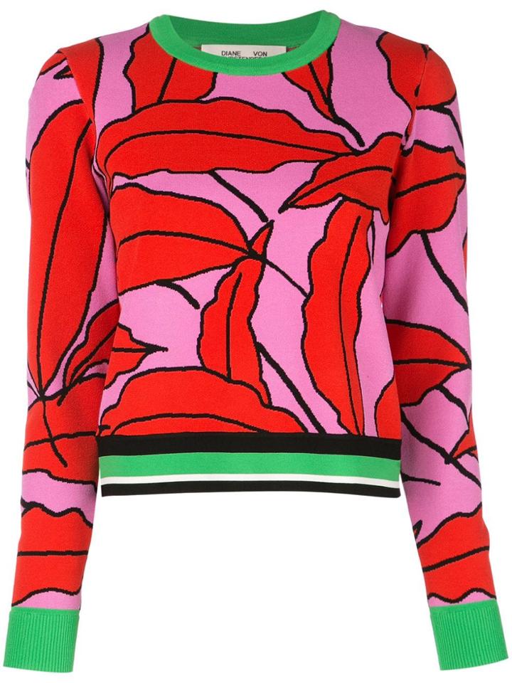 Dvf Diane Von Furstenberg Paskavan Knit Jumper - Red