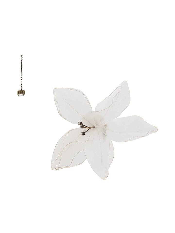 Forte Forte White Floral Earrings