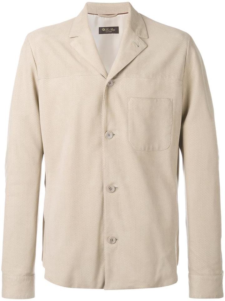 Loro Piana Deauville Blazer, Men's, Size: Xxl, Nude/neutrals, Silk/lamb Skin