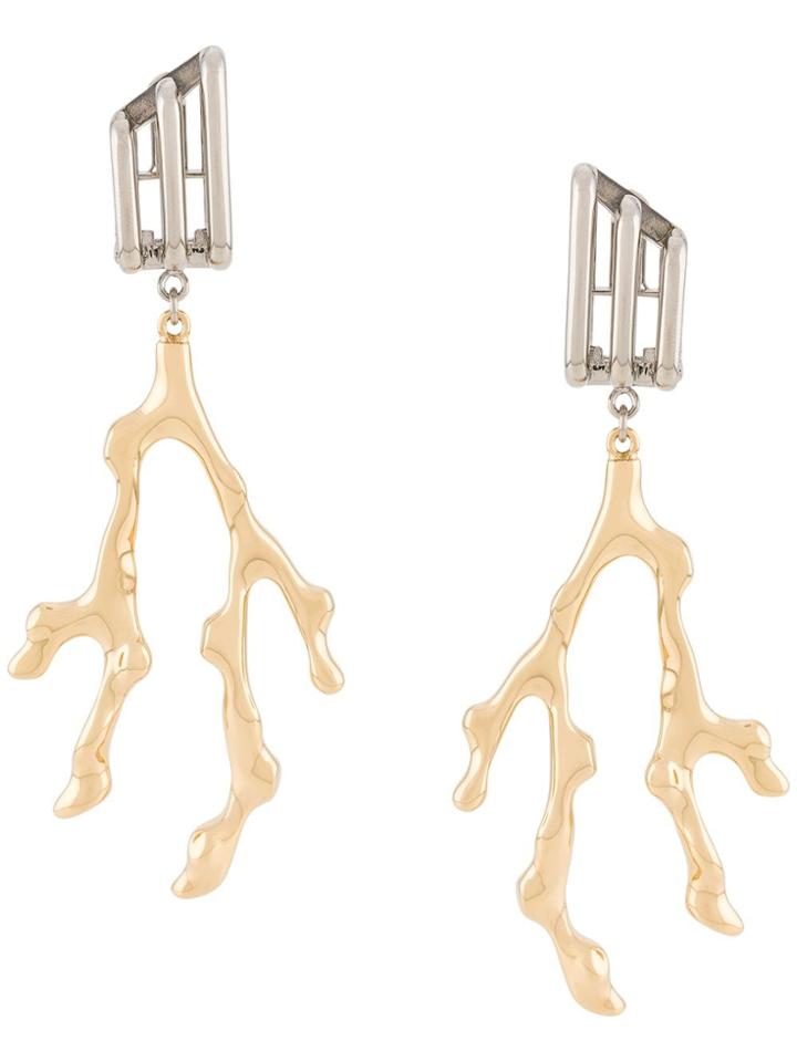 Chloé Antler Earrings - Gold