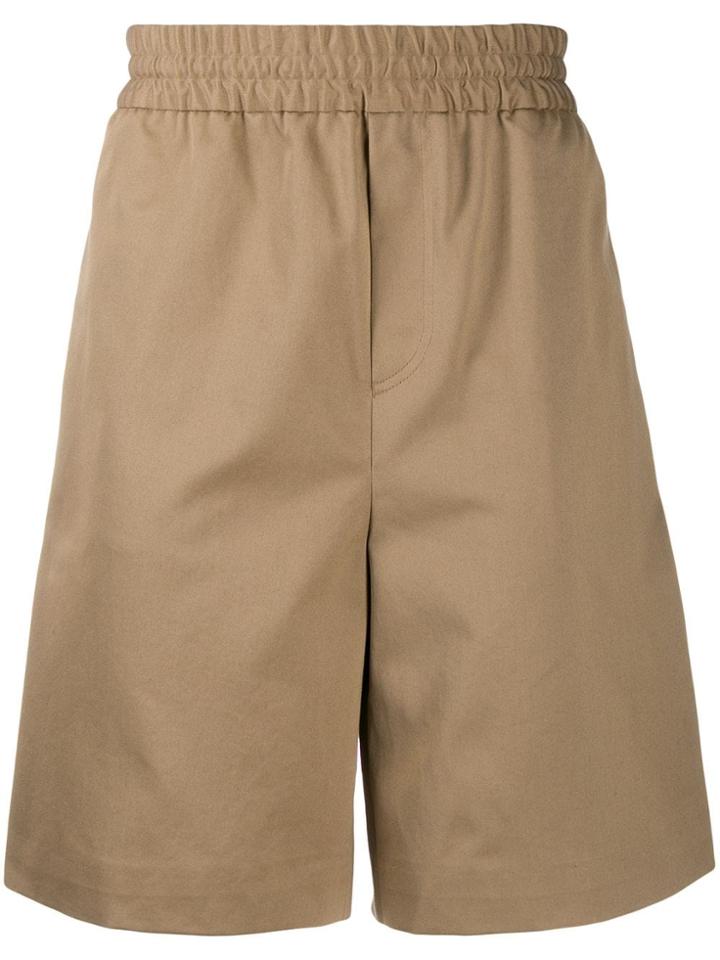 Acne Studios Drawstring Tailored Shorts - Neutrals