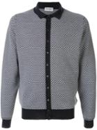 John Smedley Button Shirt Cardigan - Black