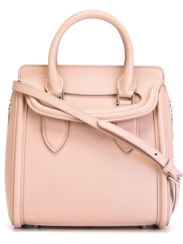 Alexander Mcqueen Heroine Tote, Women's, Pink/purple, Leather