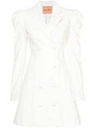 Maggie Marilyn Double-breasted Blazer Dress - White