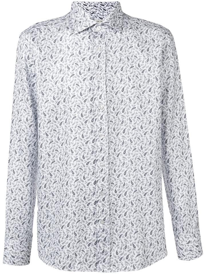 Etro Paisley Print Slim-fit Shirt - White