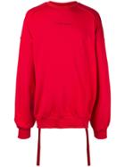 Juun.j Thealte Redtech Zip Detail Sweatshirt