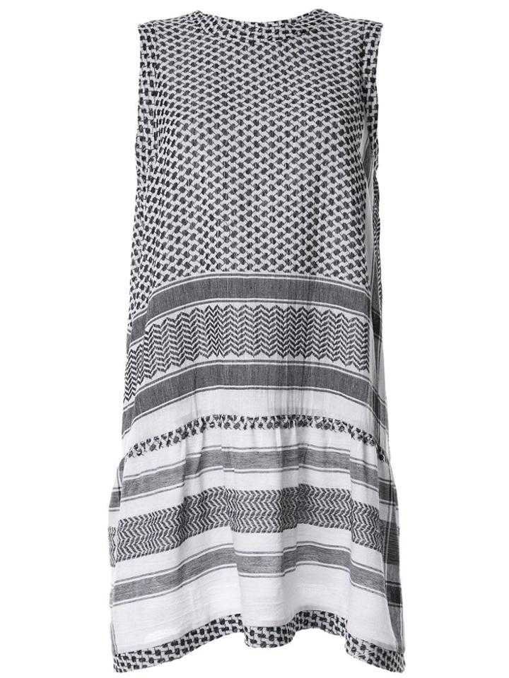 Cecilie Copenhagen Patterned Sleeveless Dress - Black