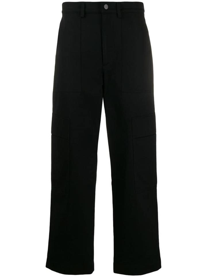 Valentino Cargo Panelled Trousers - Black