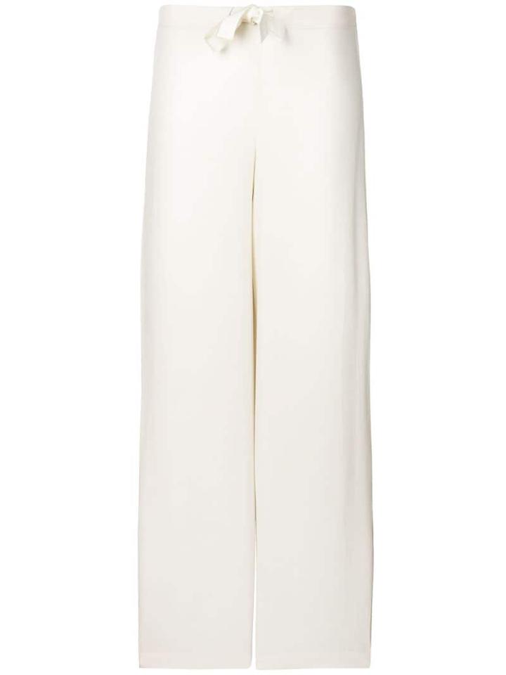 Max & Moi Bow Flared Trousers - Neutrals