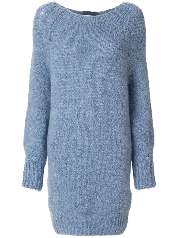 Humanoid Romar Relief Dress - Blue